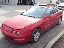 1994 ACURA INTEGRA HTBK, 1.8L LS 5SPEED, COLOR RED, STK A14161